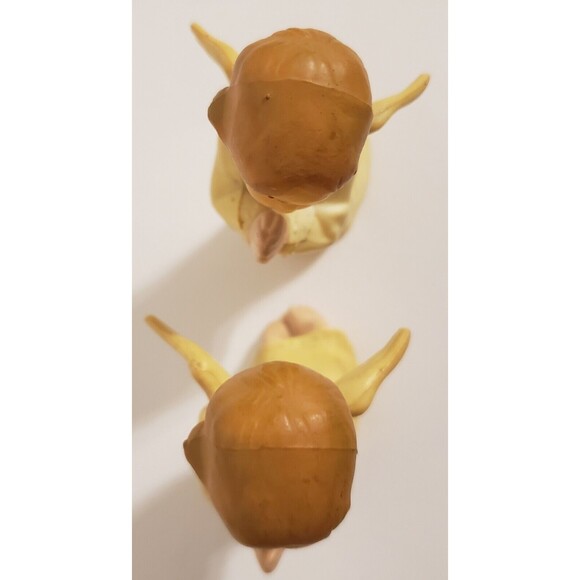 Vintage 1975 Christmas Wilton Praying Plastic Angel Decorations Pair Hong Kong - Picture 7 of 8